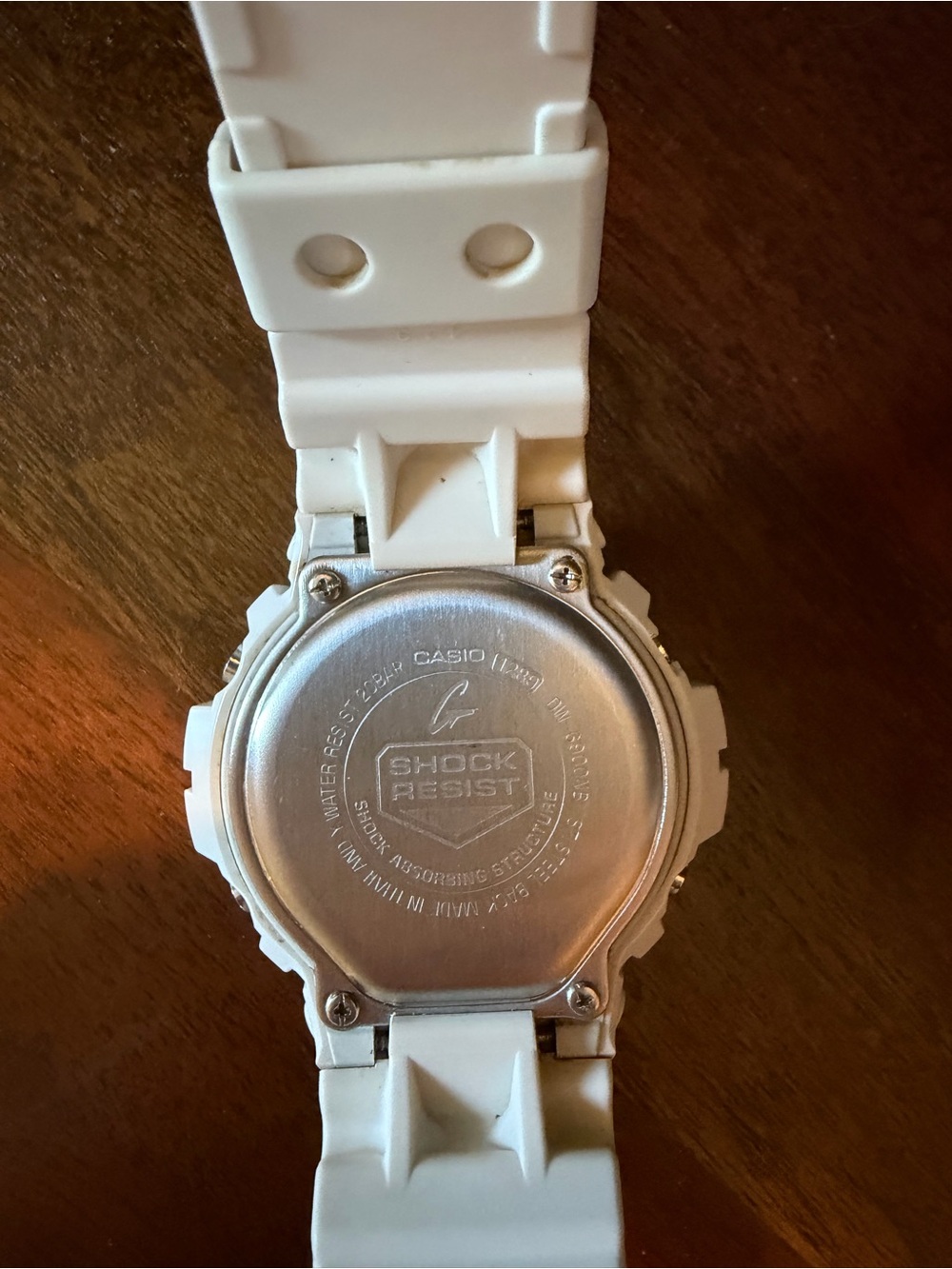 Authentic Casio White Digital G-Shock Resin Sports Watch - Picture 2 of 5